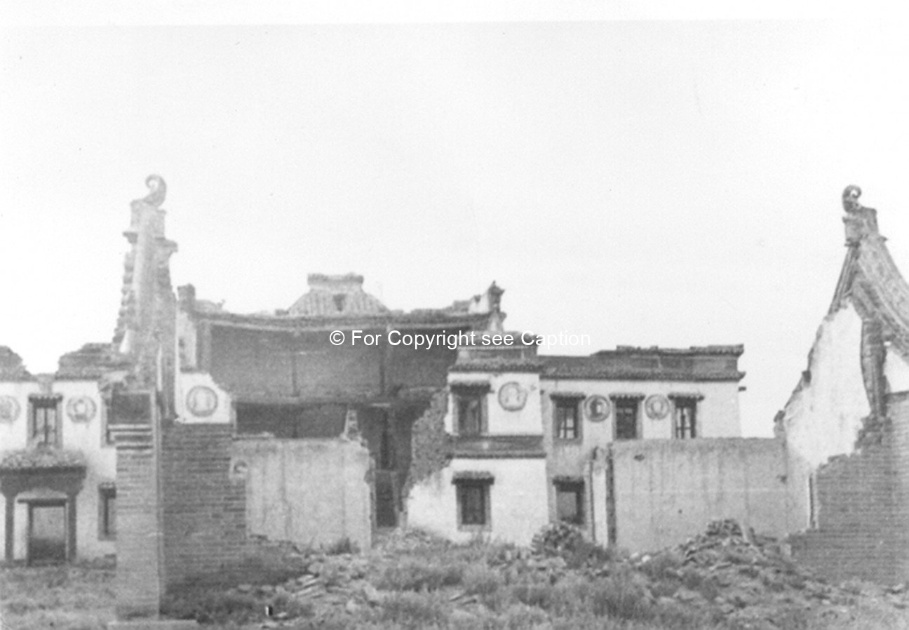 The destroyed Lavran in 1946. Film Archives K-24112